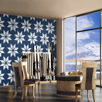 Compass Shibori Installation