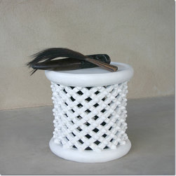 Bamileke Stool Table - Side Tables And End Tables