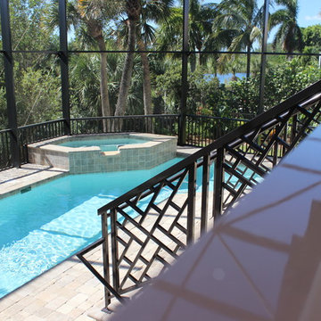 Tropical Veranda - Exterior Aluminum Rail