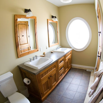 Reclaimed Barnboard Bathroom