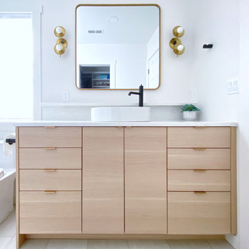 Single Mom Bathroom Spa Renovation
