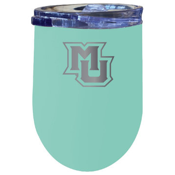 Marquette Golden Eagles 12 oz Insulated Wine Stainless Steel Tumbler Seafoam