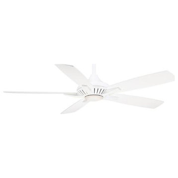 Minka Aire Dyno 52 Inch WiFi Capable LED Ceiling Fan, White