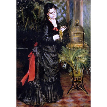 Pierre Auguste Renoir Woman With a Parrot Wall Decal