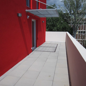 Une terrasse en ville de 25m2