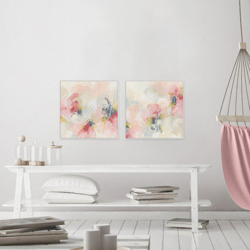 Cherry Blossom Diptych