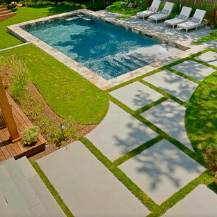 Eklektischer Pool in New York