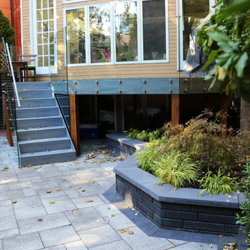 Yorkville Modern Simplicity in a front and backyard