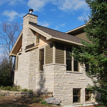 Timber frame passive solar home, Mississippi Mills