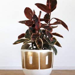 Pop & Scott Gold Square Pot | Pop & Scott - Indoor Pots And Planters