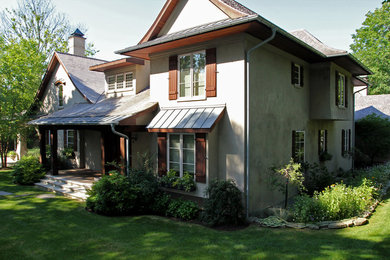 Mountain style exterior home photo in New York
