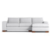 Apt2B Melrose 2-Piece Sectional Sofa, Stone, Chaise on Right