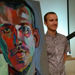 when human meets their portrait - Paintings