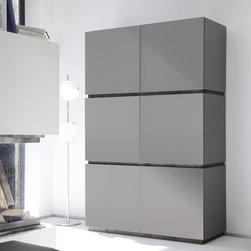 Rex Modern Italian 6-Door Buffet by LC Mobili - $1,775.00 - Buffets And Sideboards