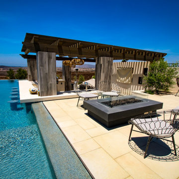 Outdoor Entertainment and Massive Pool