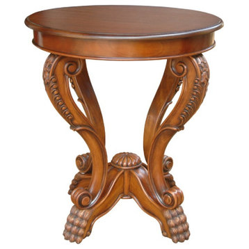 Anderson Teak ST-189 Victorian Claw Feet Side Table