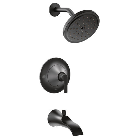 Moen Doux Posi-Temp Tub/Shower, Matte Black