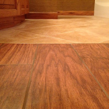 Porcelain Floor Tile - Simulated Wood Flooring