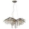 Autumn Twilight 6-Light Chandelier, Mystic Gold