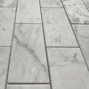 Carrara Marble 2x4 Subway Brick Mosaic Tile Honed Venato Carrera, 1 sheet