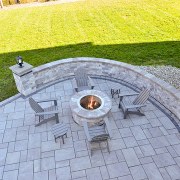 Custom Fire Feature & Two-Story Deck
