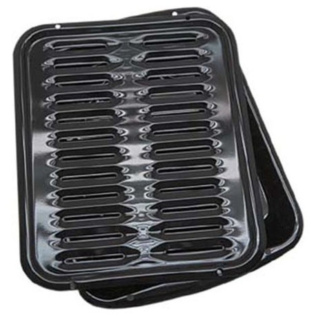 Range Kleen 2-Piece Heavy Duty Porcelain Full Size Broiler Pan