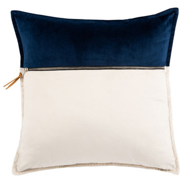 Safavieh Torenia Pillow Blue/White 18" X 18"