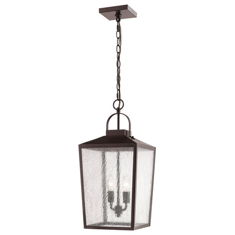 Devens Collection 2-Light 10" Powder Coat Bronze Outdoor Fixture