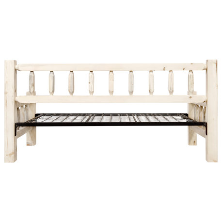 Homestead Collection Day Bed, Clear Lacquer Finish