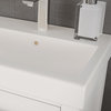 The Haven Bathroom Vanity, White, 18", Single Sink, Freestanding
