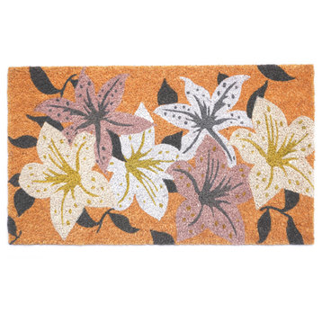 Calloway Mills Lovely Lilies Doormat, 24" X 36"