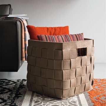 Connor Storage Box in Nougat Finish