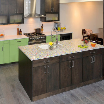 Retro Modern Kitchen Design - Vail Colorado