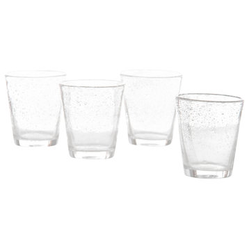 Bubble Water Glasses, Clear, Set of 4