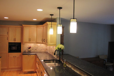 Elegant kitchen photo in Minneapolis