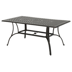 Traditional Outdoor Dining Tables by GDFStudio