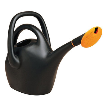 Bloem 204787CP Easy-Pour Watering Can, 2.6 Gallon, Black