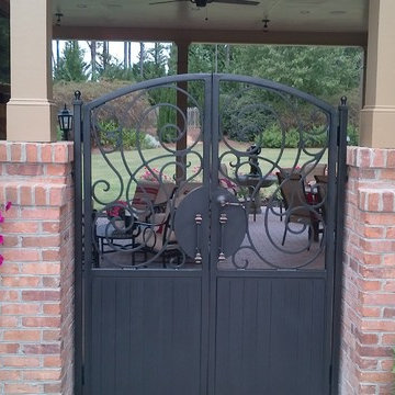 Wrought Iron garden gates