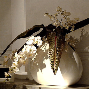 Emilio Robba Illusion Flowers - White Phalaenopsis Orchid Arrangement