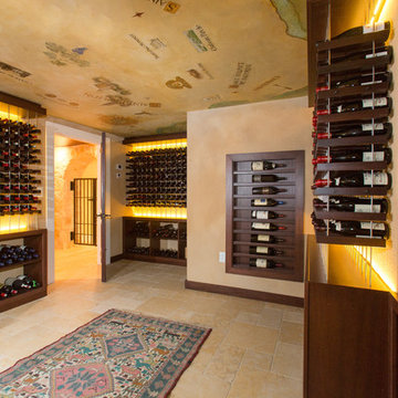 Old Meets New Wine Cellar