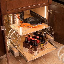 Pot & Pan Caddy with LED Interior Lighting Modification - Products