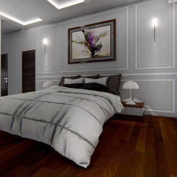 Contemporary Bedroom Interior at Barking