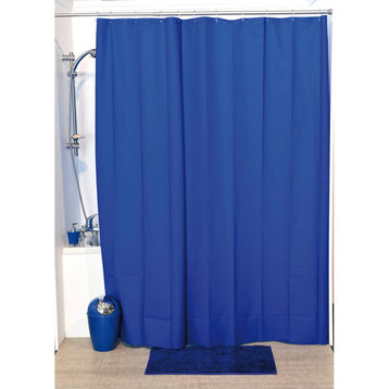 Extra Long Shower Curtain Liner Plastic 71W x 79H, Navy Blue