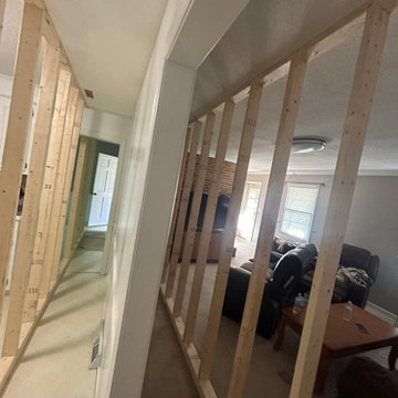 Removing load bearing wall/kitchen remodel