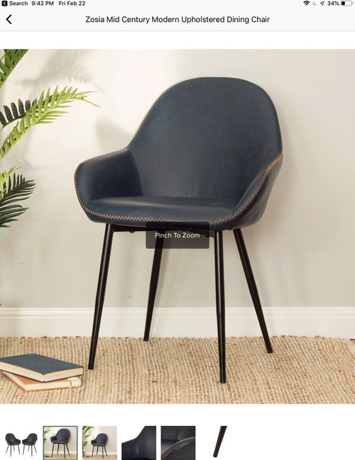 help selecting mid century modern chair w traditional table