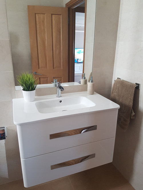 Newly fitted small bathroom Houzz UK