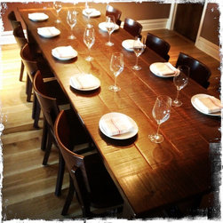 Rustic Cherry Harvest Table - Products