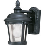 Maxim Lighting International - Dover Cast 1-Light Outdoor Wall Lantern - Create a welcoming exterior with the Dover Cast Outdoor Wall Sconce. This 1-light wall sconce is finished in a unique color with glass shades and shines to illuminate your home's landscaping. Hang this sconce with another (sold separately) to frame your front door.