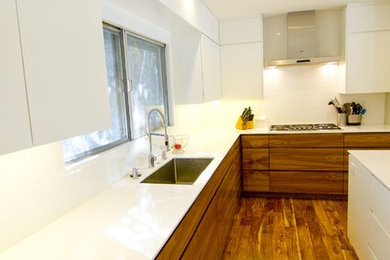 Minimalist kitchen photo in Los Angeles