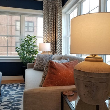 Africa inspired modern living room design